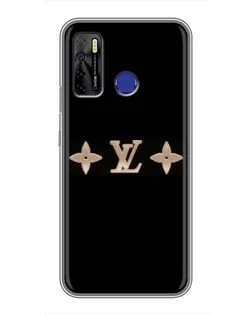 Чехол для TECNO Camon 15 Air с картинкой «Louis Vuitton — минимализм»