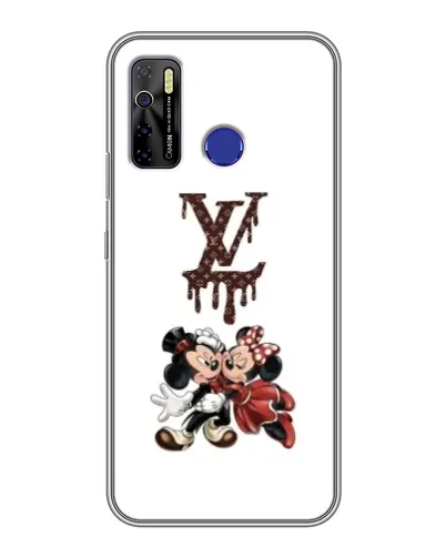 Чехол для TECNO Camon 15 Air с картинкой «LV и Микки Маус»