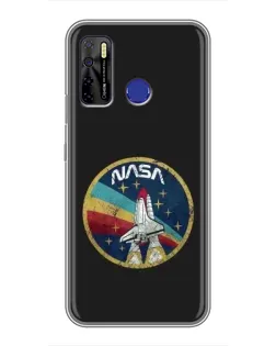 Чохол для TECNO Camon 15 Air з картинкою «NASA — емблема місії»