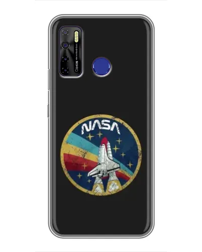 Чехол для TECNO Camon 15 Air с картинкой «NASA — эмблема миссии»