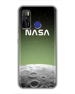 Чохол для TECNO Camon 15 Air з картинкою «NASA — місячний градієнт»