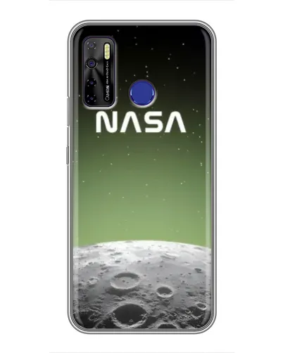 Чехол для TECNO Camon 15 Air с картинкой «NASA — лунный градиент»