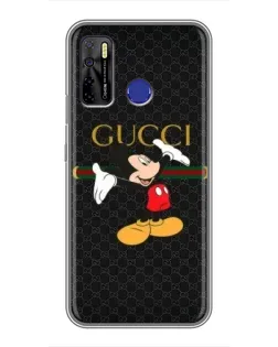 Чохол для TECNO Camon 15 Air з картинкою «Міккі Маус Gucci»
