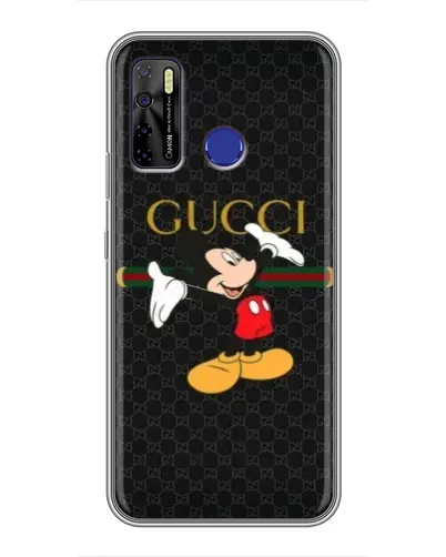 Чехол для TECNO Camon 15 Air с картинкой «Микки Маус Gucci»