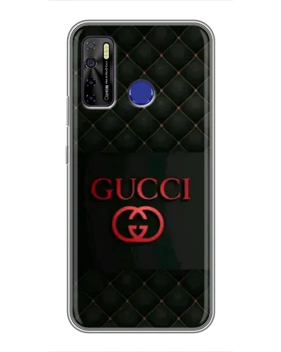 Чехол для TECNO Camon 15 Air с картинкой «Gucci — стеганый черный»
