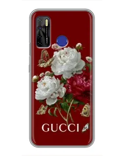 Чохол для TECNO Camon 15 Air з картинкою «Gucci — сад»