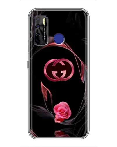 Чехол для TECNO Camon 15 Air с картинкой «Gucci — неоновая роза»