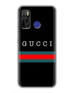 Чохол для TECNO Camon 15 Air з картинкою «Gucci — червоний пояс»