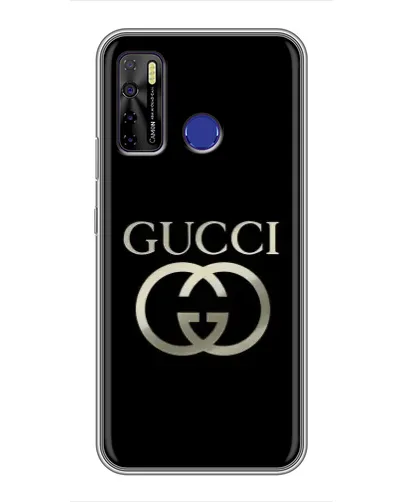 Чехол для TECNO Camon 15 Air с картинкой «Gucci — золото на черном» Чехол для TECNO Camon 15 Air с картинкой «Gucci — золото на черном»