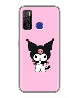 Чехол для TECNO Camon 15 Air с картинкой «Kuromi — розовая нежность» Чехол для TECNO Camon 15 Air с картинкой «Kuromi — розовая нежность»