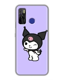 Чехол для TECNO Camon 15 Air с картинкой «Классическая Kuromi» Чехол для TECNO Camon 15 Air с картинкой «Классическая Kuromi»