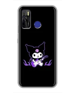 Чехол для TECNO Camon 15 Air с картинкой «Электрическая Kuromi» Чехол для TECNO Camon 15 Air с картинкой «Электрическая Kuromi»