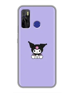 Чехол для TECNO Camon 15 Air с картинкой «Kuromi — фиолетовый минимализм» Чехол для TECNO Camon 15 Air с картинкой «Kuromi — фиолетовый минимализм»