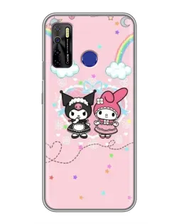 Чехол для TECNO Camon 15 Air с картинкой «My Melody и Kuromi» Чехол для TECNO Camon 15 Air с картинкой «My Melody и Kuromi»