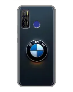 Чохол для TECNO Camon 15 Air з картинкою «Логотип BMW — мінімалізм»