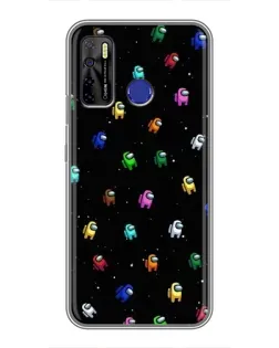 Чехол для TECNO Camon 15 Air с картинкой «Экипаж Among Us» Чехол для TECNO Camon 15 Air с картинкой «Экипаж Among Us»