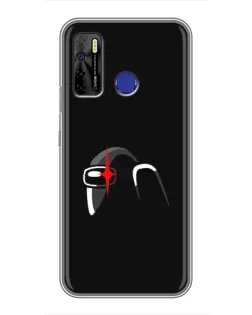 Чехол для TECNO Camon 15 Air с картинкой «Among Us шлем» Чехол для TECNO Camon 15 Air с картинкой «Among Us шлем»