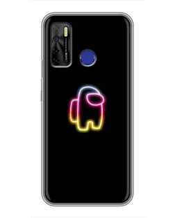 Чехол для TECNO Camon 15 Air с картинкой «Among Us градиент» Чехол для TECNO Camon 15 Air с картинкой «Among Us градиент»