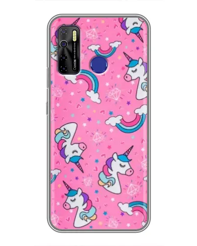 Чехол для TECNO Camon 15 Air с картинкой «Unicorn паттерн розовый» Чехол для TECNO Camon 15 Air с картинкой «Unicorn паттерн розовый»