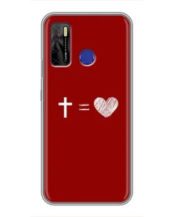 Чехол для TECNO Camon 15 Air с картинкой «Уравнение любви» Чехол для TECNO Camon 15 Air с картинкой «Уравнение любви»