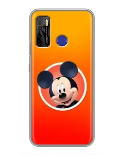 Чехол для TECNO Camon 15 Air с картинкой «Mickey в круге»