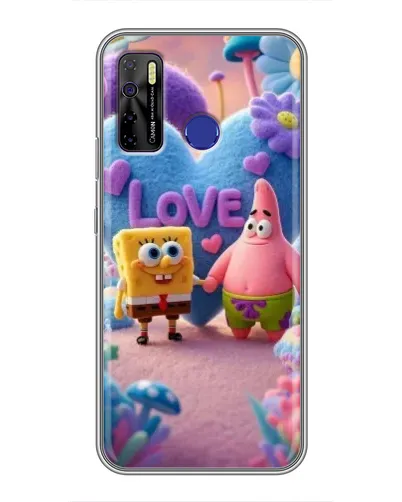 Чехол для TECNO Camon 15 Air с картинкой «Губка Боб Патрик» Чехол для TECNO Camon 15 Air с картинкой «Губка Боб Патрик»