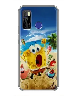 Чехол для TECNO Camon 15 Air с картинкой «Развлечения на пляже»