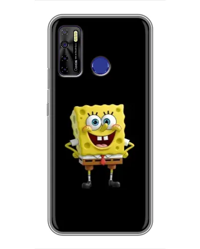 Чехол для TECNO Camon 15 Air с картинкой «Классический Губка Боб» Чехол для TECNO Camon 15 Air с картинкой «Классический Губка Боб»