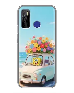 Чехол для TECNO Camon 15 Air с картинкой «Автомобильное путешествие»