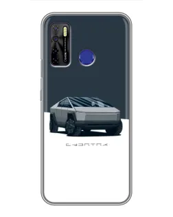 Чохол для TECNO Camon 15 Air з картинкою «Сріблястий Cybertruck Tesla» Чохол для TECNO Camon 15 Air з картинкою «Сріблястий Cybertruck Tesla»