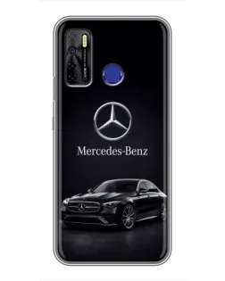 Чехол для TECNO Camon 15 Air с картинкой «Mercedes — решетка радиатора»