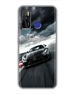 Чехол для TECNO Camon 15 Air с картинкой «Гоночный Mercedes AMG»