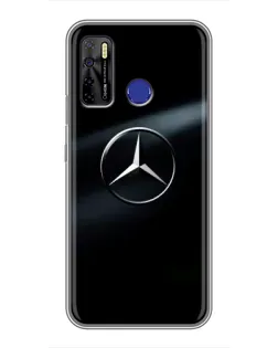 Чехол для TECNO Camon 15 Air с картинкой «Mercedes на металле» Чехол для TECNO Camon 15 Air с картинкой «Mercedes на металле»
