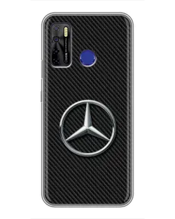 Чехол для TECNO Camon 15 Air с картинкой «Карбоновый Mercedes стиль» Чехол для TECNO Camon 15 Air с картинкой «Карбоновый Mercedes стиль»
