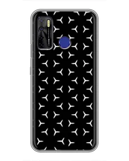 Чехол для TECNO Camon 15 Air с картинкой «Mercedes паттерн звезд» Чехол для TECNO Camon 15 Air с картинкой «Mercedes паттерн звезд»