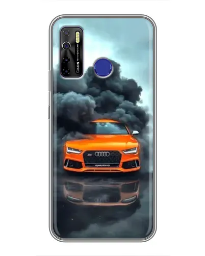 Чехол для TECNO Camon 15 Air с картинкой «Audi в облаках дыма» Чехол для TECNO Camon 15 Air с картинкой «Audi в облаках дыма»