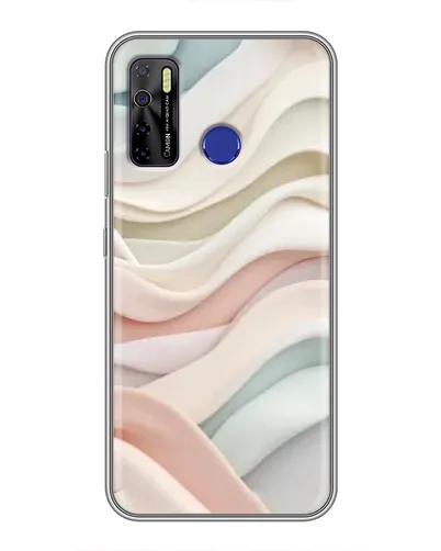 Чехол для TECNO Camon 15 Air с картинкой «Пастельные нежные волны» Чехол для TECNO Camon 15 Air с картинкой «Пастельные нежные волны»