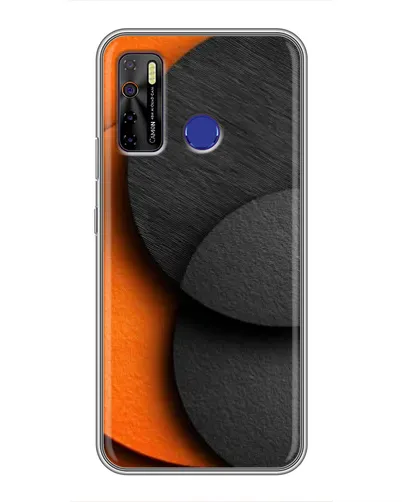 Чехол для TECNO Camon 15 Air с картинкой «Геометрия оранжевых кругов» Чехол для TECNO Camon 15 Air с картинкой «Геометрия оранжевых кругов»