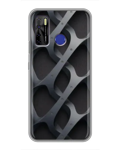 Чехол для TECNO Camon 15 Air с картинкой «Объемное серое плетение» Чехол для TECNO Camon 15 Air с картинкой «Объемное серое плетение»