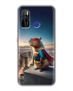 Чохол для TECNO Camon 15 Air з картинкою «Капі-мен супергерой»