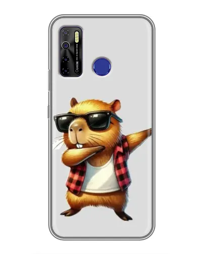 Чехол для TECNO Camon 15 Air с картинкой «Капибара рэпер даб» Чехол для TECNO Camon 15 Air с картинкой «Капибара рэпер даб»