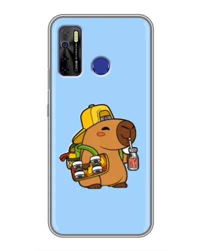 Чехол для TECNO Camon 15 Air с картинкой «Капибара на скейте» Чехол для TECNO Camon 15 Air с картинкой «Капибара на скейте»