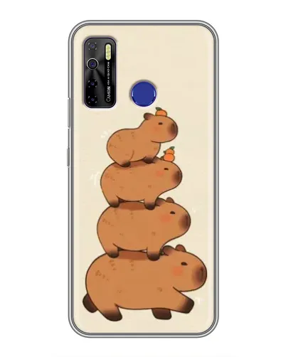 Чехол для TECNO Camon 15 Air с картинкой «Башня из капибар» Чехол для TECNO Camon 15 Air с картинкой «Башня из капибар»