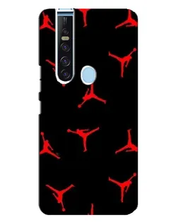 Чехол для TECNO Camon 15 Pro с картинкой «Jordan Red Pattern»