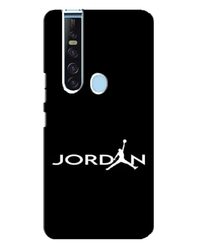 Чехол для TECNO Camon 15 Pro с картинкой «Jordan White Logo»