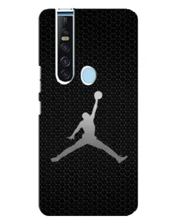 Чехол для TECNO Camon 15 Pro с картинкой «Jordan Dark Carbon»