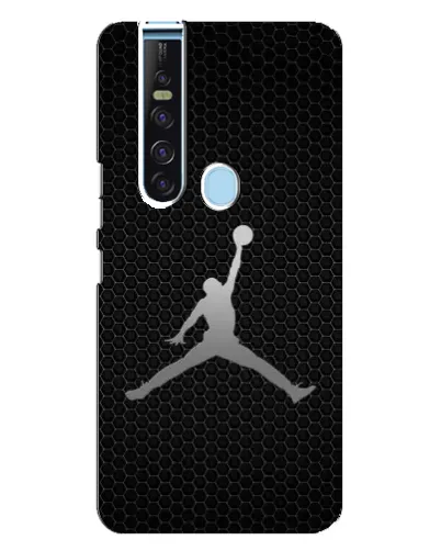 Чехол для TECNO Camon 15 Pro с картинкой «Jordan Dark Carbon»