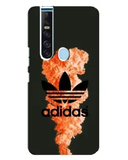 Чехол для TECNO Camon 15 Pro с картинкой «Оранжевый дым Adidas» Чехол для TECNO Camon 15 Pro с картинкой «Оранжевый дым Adidas»