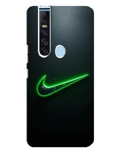 Чехол для TECNO Camon 15 Pro с картинкой «Неоновый контур Nike»