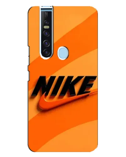 Чехол для TECNO Camon 15 Pro с картинкой «Оранжевый драйв Nike»